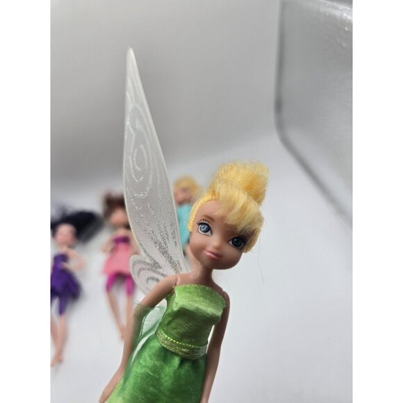 Sparkle Disney Fairies Secret Of The Wings 5" Figures Lot Of 4 One Broken Wing - Picture 3 of 10